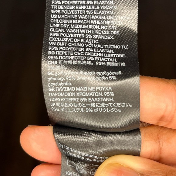 H&M Divided | Ribbed Sleeveless Polo Dress | Chocolate Brown | Large - Picture 5 of 5